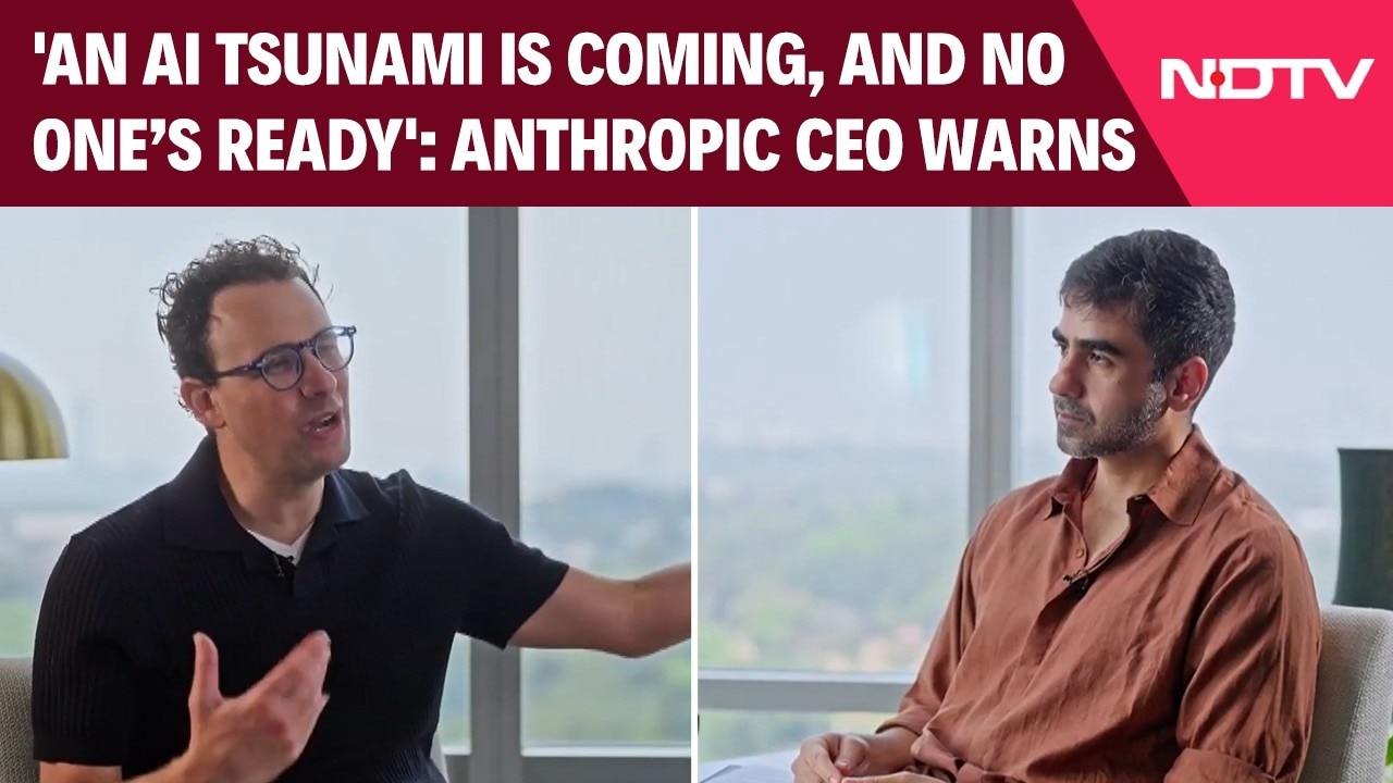 Video: 'An AI Tsunami Is Coming, And No One’s Ready': Anthropic CEO Warns
