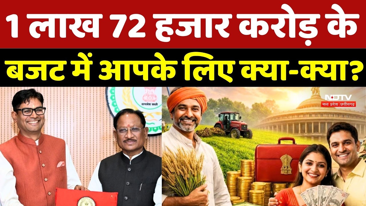 Chhattisgarh Budget 2026: 1 लाख 72 हजार करोड़ के बजट में आपके लिए क्या-क्या?