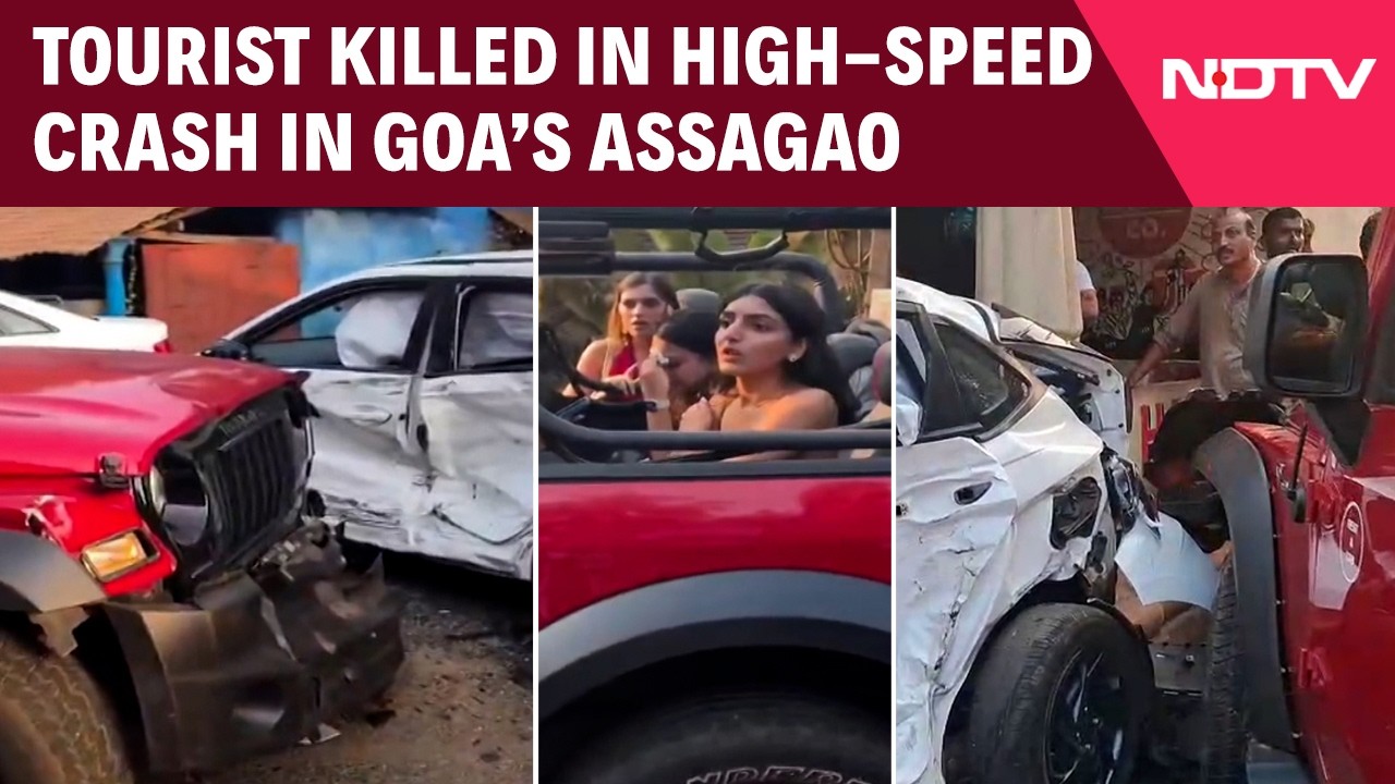 Goa News | Bhopal Tourist Killed In High-Speed Crash In Goa's Assagao | Goa Thar Accident
