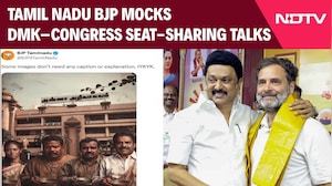 Tamil Nadu Elections | Tamil Nadu BJP Mocks DMK&ndash;Congress Seat Talks With Viral Caricature