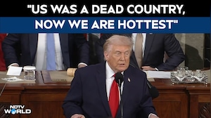 'US Was A Dead Country, Now We Are Hottest': Trump's State Of Union Speech