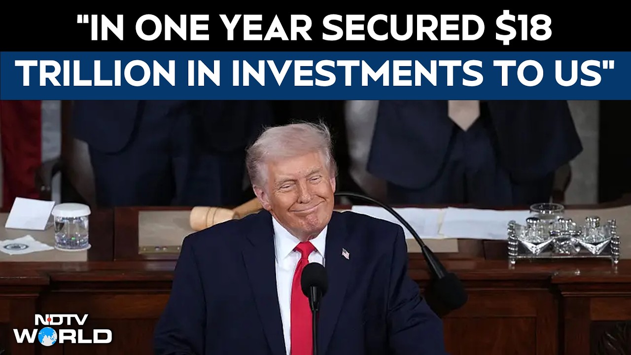 President Trump Boasts Off His Economic Achievements In Speech To The Congress