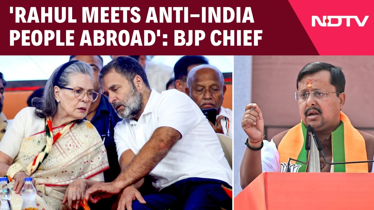 BJP Chief Nitin Nabin Accuses Nehru-Gandhi Family Of 'Compromising' India