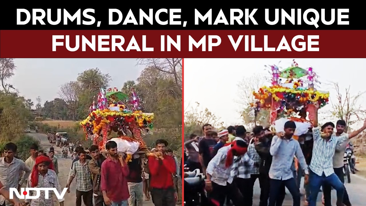 MP Village Gives Unique Farewell To Man After His Death With Drums & Dance