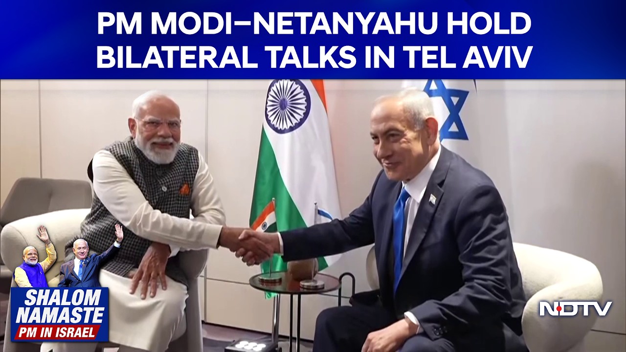 PM Modi-Netanyahu Hold Bilateral Talks In Tel Aviv, Knesset Address Next