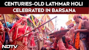 Centuries-Old Lathmar Holi Celebrated With Tradition And Devotion In Barsana, Radha's Town