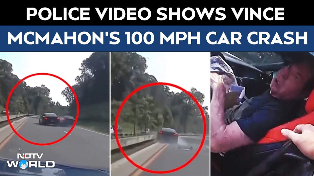 Vince McMahon Caught On Police Video In 100 MPH Connecticut Crash