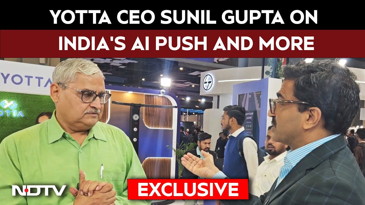 Yotta CEO Exclusive | India’s AI Push Sparks Data Centre Boom, Yotta CEO Sunil Gupta Speaks To NDTV