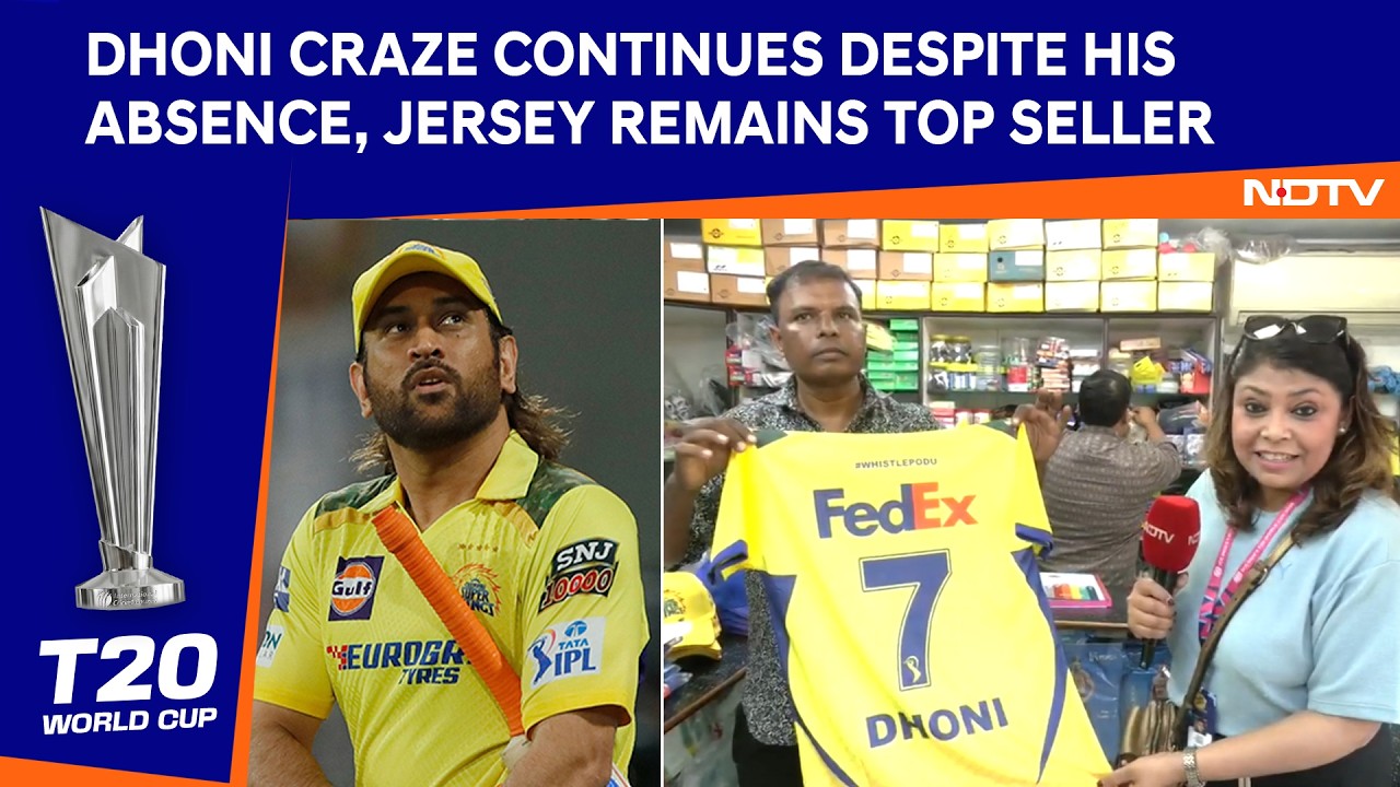 Dhoni Craze Continues In Chennai Despite His Absence, Jersey Remains Top Seller