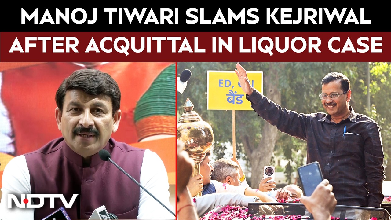 Delhi News | Manoj Tiwari Slams Kejriwal After Acquittal in Excise Policy Case