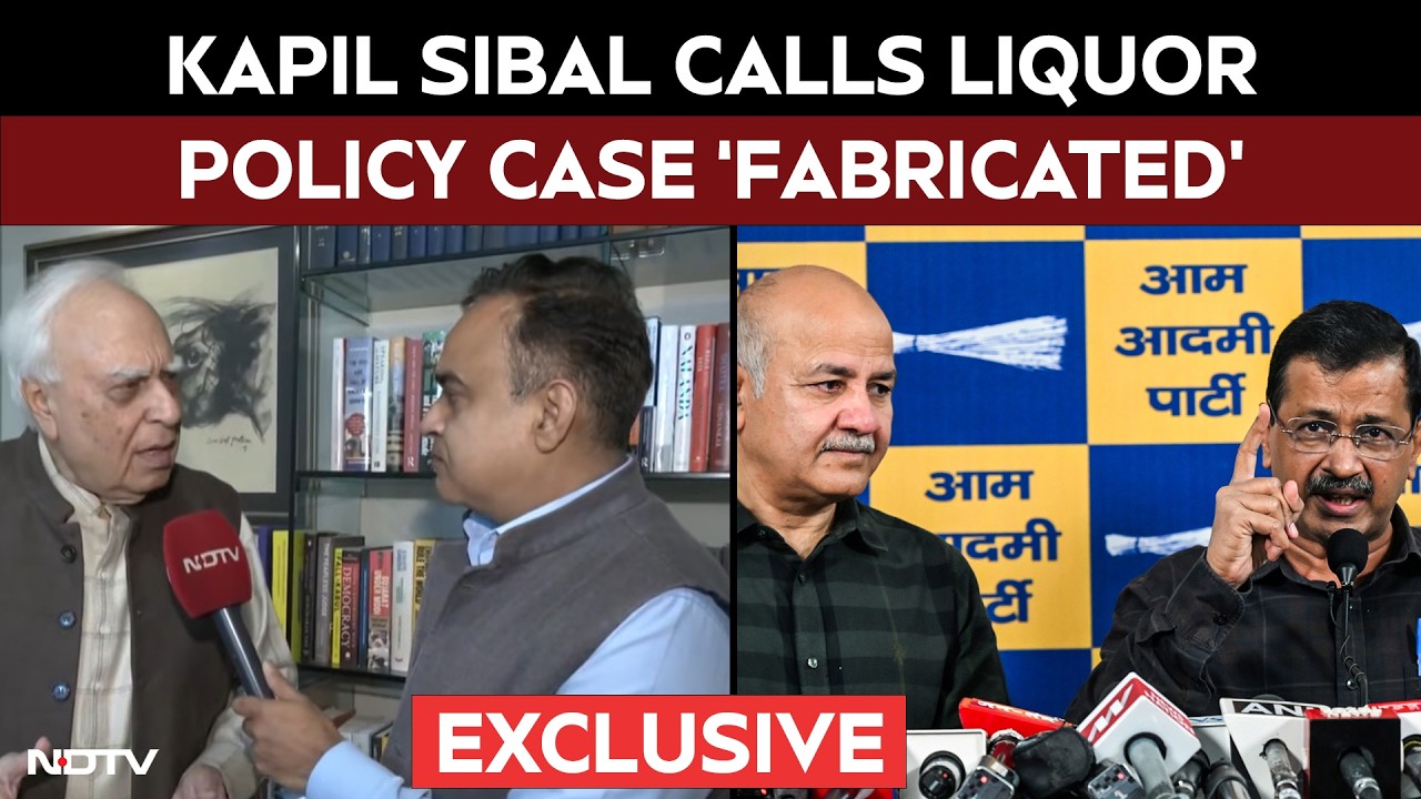 Kapil Sibal Calls Liquor Policy Case ‘Fabricated’ After Kejriwal, Sisodia Gets Relief