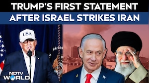 "Objective Is To Defend American People": Trump As US, Israel Attack Iran