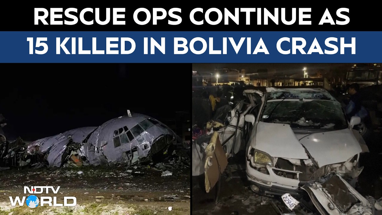 Bolivia Plane Crash | Rescue Operations Continue As 15 Killed In Bolivia Plane Crash