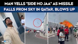 Man Yells "Side Ho Jaa" As Missile Falls From Sky In Qatar, Blows Up