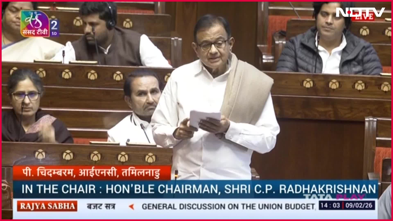 P Chidambaram Parliament Speech: "Forgetful Budget Prepared By A FM Who Forgot Her Promises"