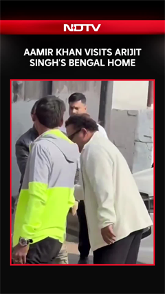 Video: Aamir Khan Visits Arijit Singh's Bengal Home Days After Singer Quit Playback Singing