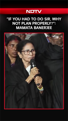 &ldquo;If You Had To Do SIR, Why Not Plan Properly?&rdquo;: West Bengal CM Mamata Banerjee