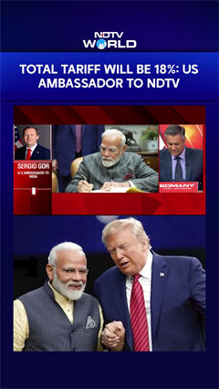 Video: NDTV Exclusive | US Tariffs On India To Be 18%: US Ambassador Tells NDTV