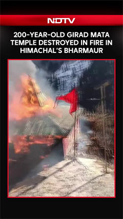 Himachal Pradesh | 200-Year-Old Girad Mata Temple Destroyed In Fire In Himachal's Bharmaur