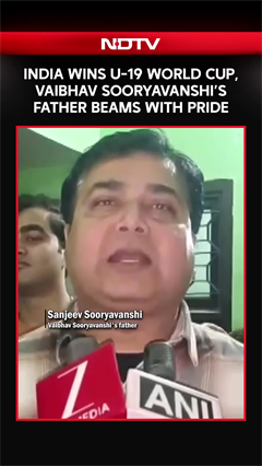 India Wins U-19 World Cup, Vaibhav Sooryavanshi's Father Beams With Pride