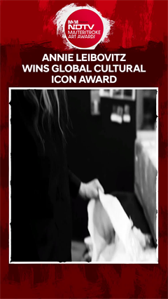Video: Legendary Photographer Annie Leibovitz Honoured As NDTV Global Cultural Icon At NDTV Masterstroke Art Awards 2026