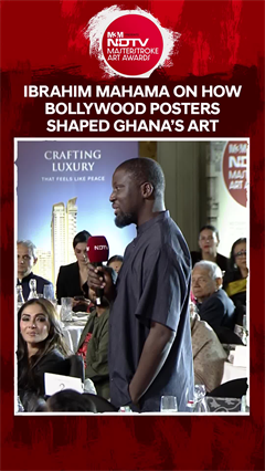 Bollywood Posters Shaped Art Culture In Ghana: Contemporary Artist Ibrahim Mahama At NDTV Masterstroke Awards 2026