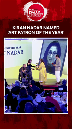 Video: Kiran Nadar Named Art Patron Of The Year At NDTV Masterstroke Art Awards 2026