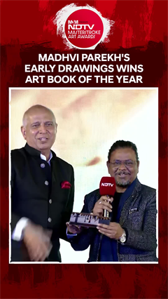 Madhvi Parekh's Early Drawings Wins Art Book Of The Year At NDTV Masterstroke Art Awards 2026