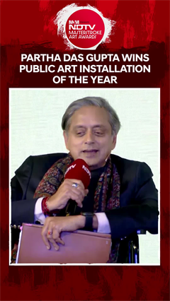 Partha Das Gupta Wins NDTV Masterstroke Art Award 2026 For Public Art Installation of the Year