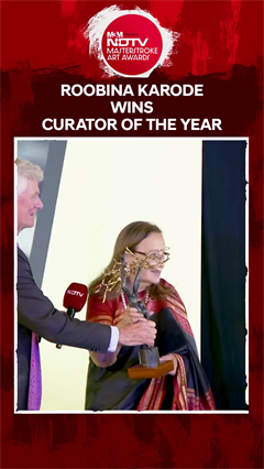 Video: Roobina Karode Named Curator Of The Year At NDTV Masterstroke Art Awards 2026