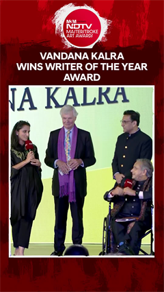 Vandana Kalra Wins NDTV Masterstroke Art Award 2026 For Writer of the Year