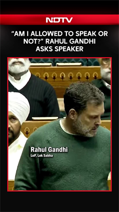 Rahul Gandhi News | &ldquo;Am I Allowed to Speak or Not?&rdquo; Rahul Gandhi Questions Speaker