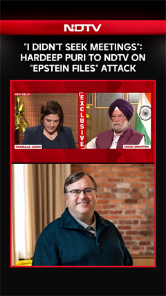 Hardeep Puri | "I Didn't Seek Meetings": Hardeep Puri To NDTV On "Epstein Files" Attack