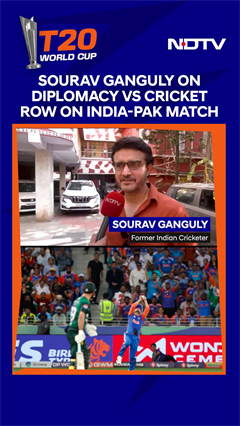 Sourav Ganguly On India-Pakistan T20 Clash: India Pak Match | "Sports And Politics Are Different"