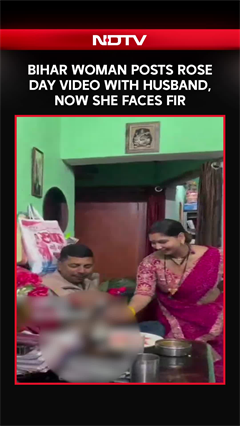Bihar Woman Posts Rose Day Video With Husband, Now She Faces FIR