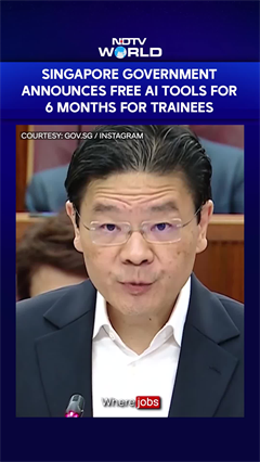 Singapore Government Announces Free AI Tools For 6 Months For Trainees