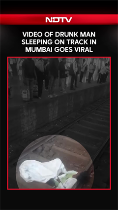 On Camera, Train Stops Just In Time As Drunk Teen Sleeps On Tracks