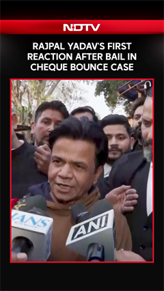 Rajpal Yadav's First Reaction After Bail In Cheque Bounce Case