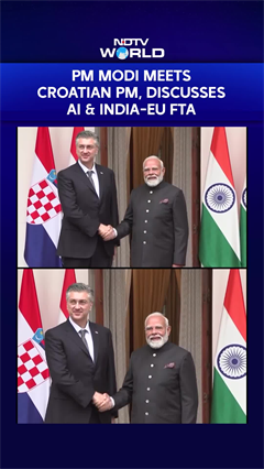 Watch: Andrej Plenkovic Meets PM Modi At Hyderabad House