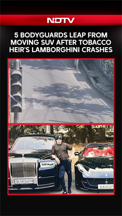 5 Bodyguards Leap From Moving SUV After Tobacco Heir's Laborghini Crashes