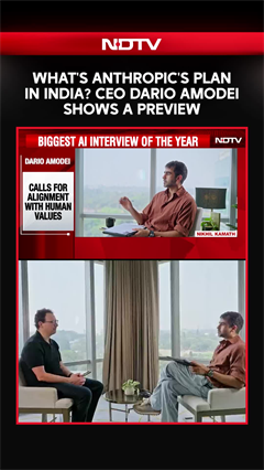 CEO Dario Amodei Shows A Preview Of Anthropic's Plan In India