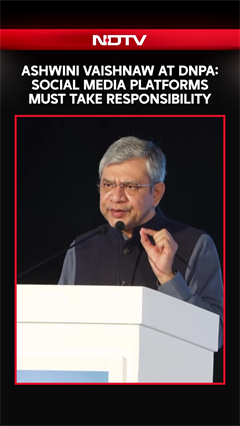 Ashwini Vaishnaw At DNPA: Social Media platforms Must Take Responsibility For Content Hosted