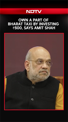 Own a Part of Bharat Taxi by Investing ₹500, Says Amit Shah