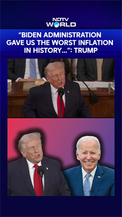 &ldquo;Biden Administration Gave Us The Worst Inflation In History...&rdquo;: Trump In State Of The Union Speech