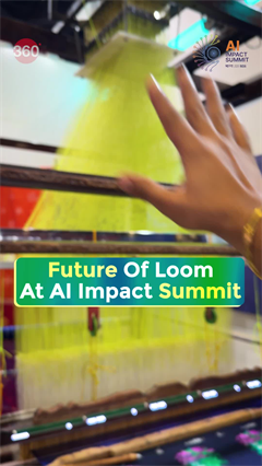 Bridgital loom at AI Impact Summit can make detailed designs
