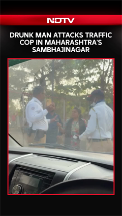 Drunk Man Attacks Traffic Cop In Maharashtra