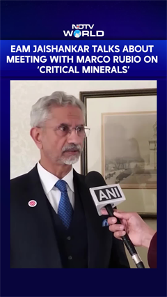 EAM Jaishankar Talks About Meeting With Marco Rubio On 'Critical Minerals"