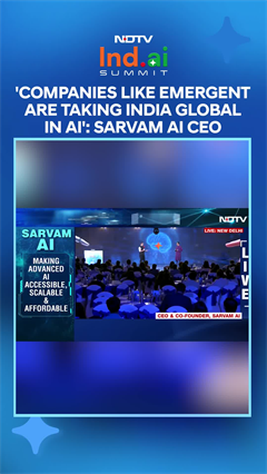 Emergent AI | 'Companies Like Emergent Are Taking India Global In AI': Sarvam AI CEO