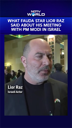 Video: Fauda Star Lior Raz Praises PM Modi’s ‘Support For Art’ After Meeting In Israel