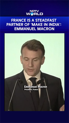 Macron In India | France Is A Steadfast Partner Of 'Make In India': Emmanuel Macron